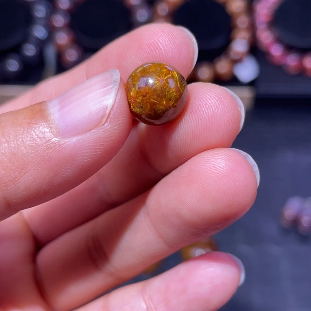 未镶嵌颈饰水晶钛金花单珠