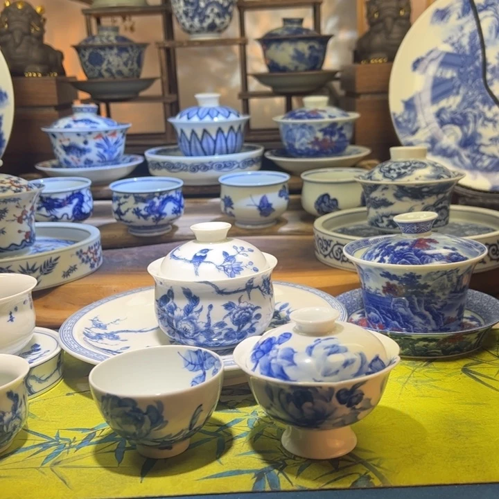 S****恩景德镇陶瓷牡丹手绘