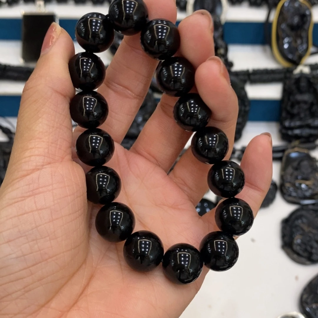 ℋ***࿐蛇纹石玉未镶嵌手串