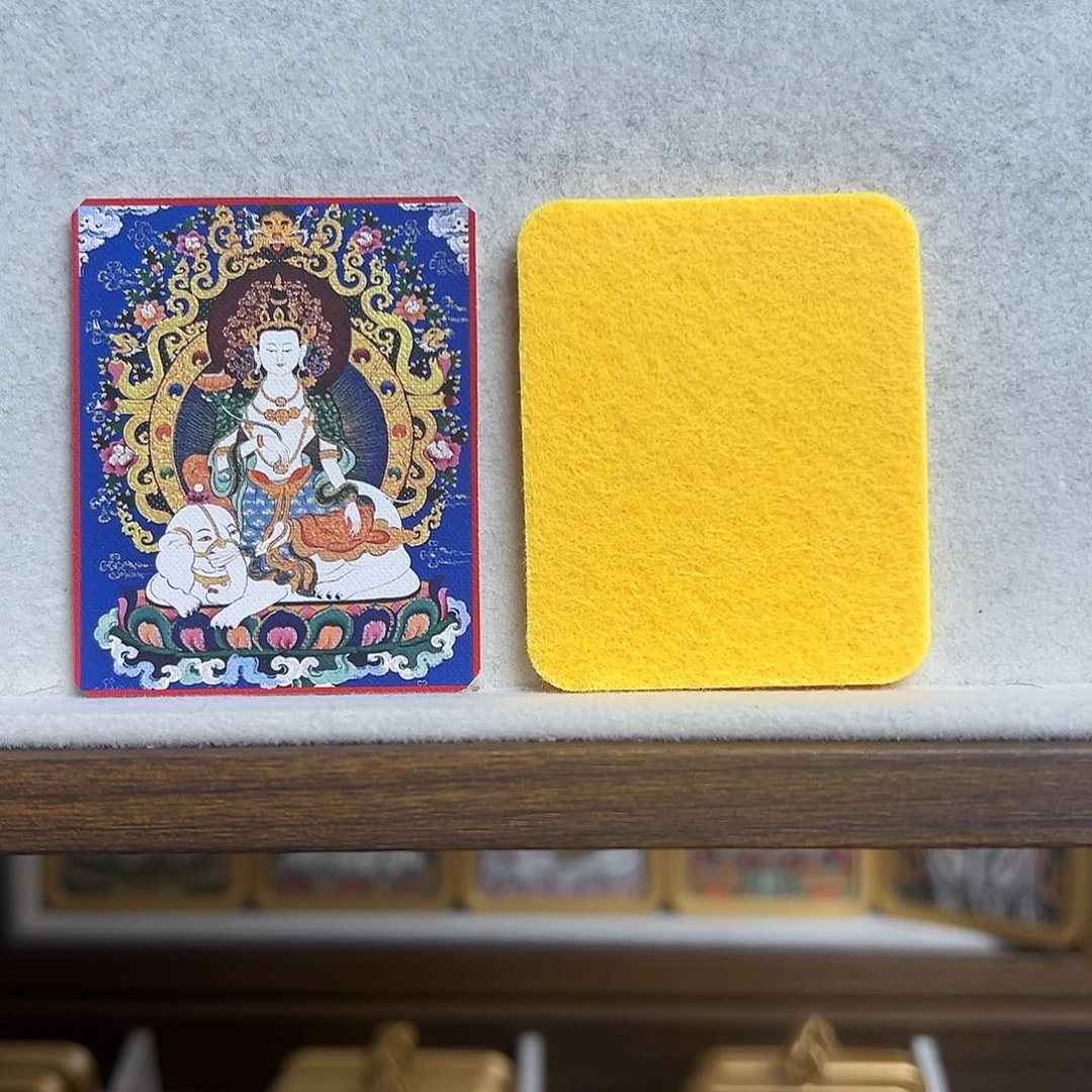 鼎***李吊坠单面卡心普贤