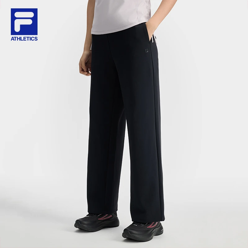 Fila/斐乐女休闲裤春季新款微喇时尚百搭休闲运动长裤秋冬穿搭