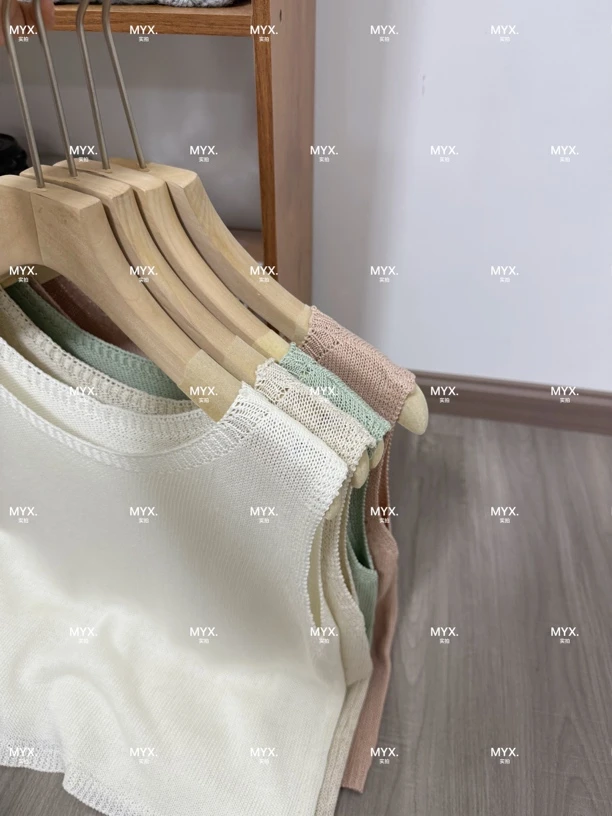 【MYX.】超凉快！韩系纯色亚麻背心