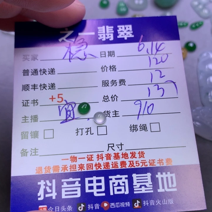 翡翠未镶嵌颈饰稳**态
