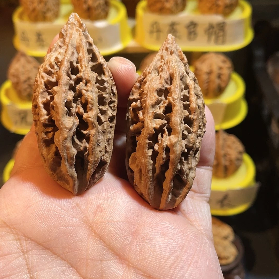 吊坠文玩核桃柳叶