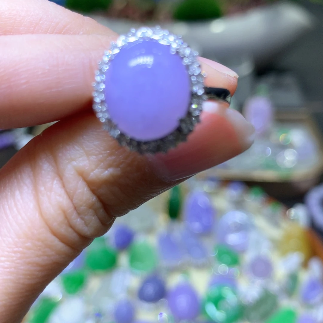 【闪购商品】翡翠颈饰18K金镶嵌翡翠吊坠项链