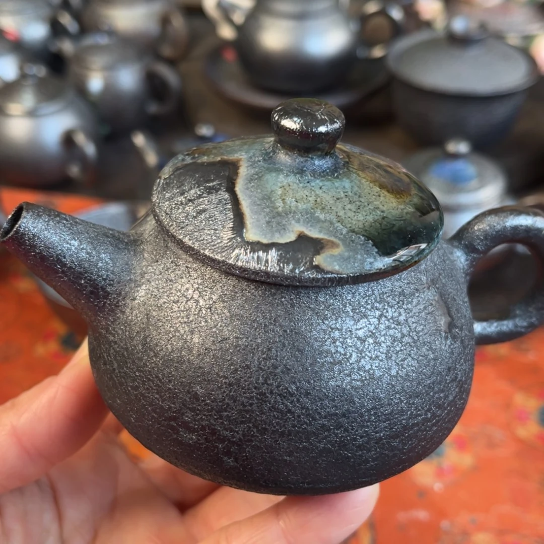 柴烧茶器主人杯杯柴烧