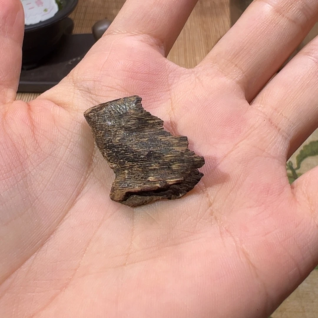 香榧木海南木料沉水70年代糖结老香1.3克