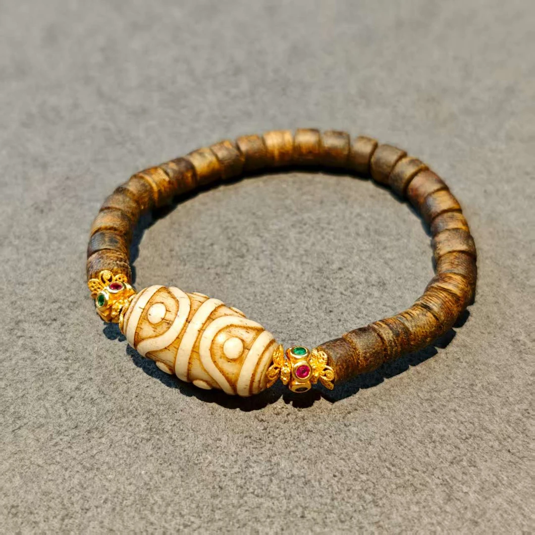 非金属木质手链 【美萍藏传佛学】大势八印/沉沉手串