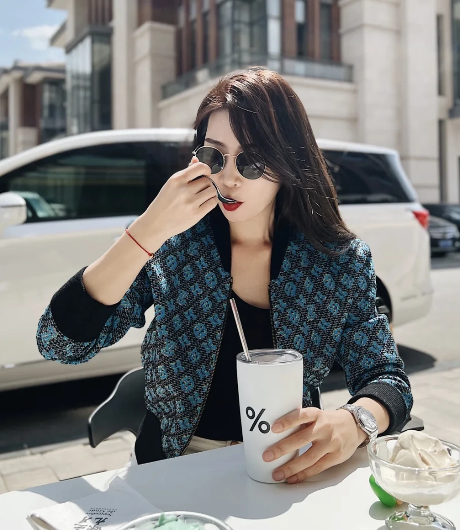 全新未使用 LouisVuitton/路易威登  pp五八零 桑蚕丝 外套 m码