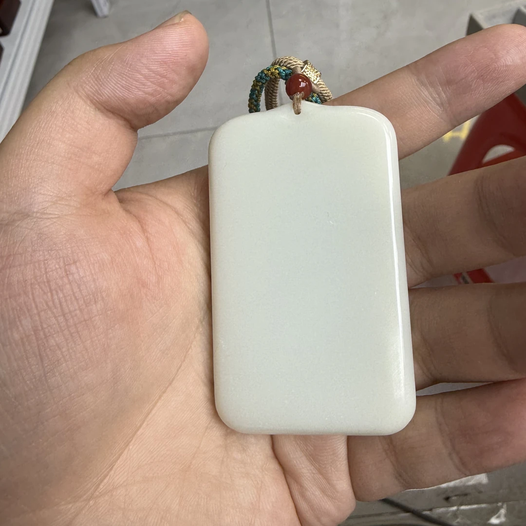 石包沁色无事牌手把把玩件