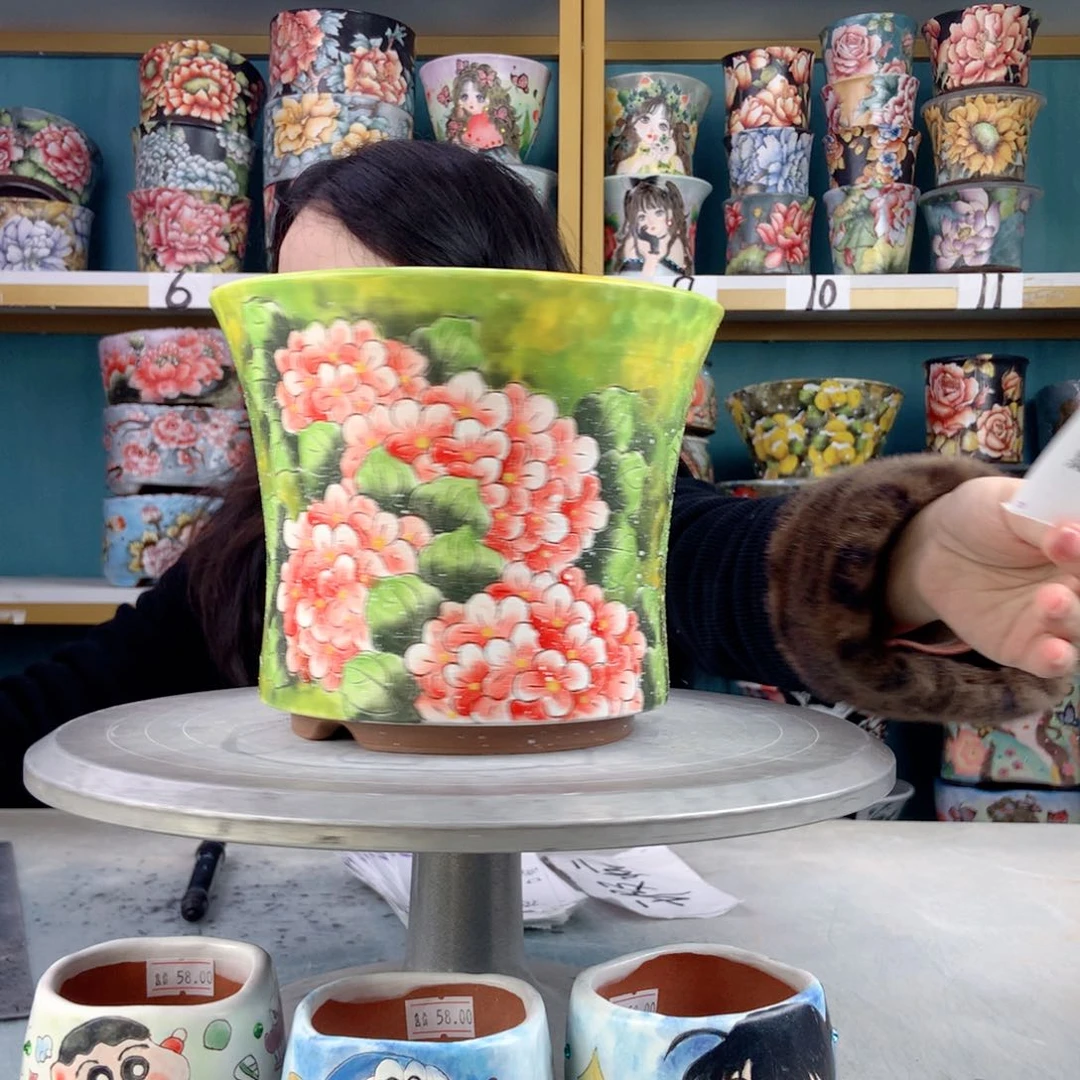 罐景德镇手工瑕疵939