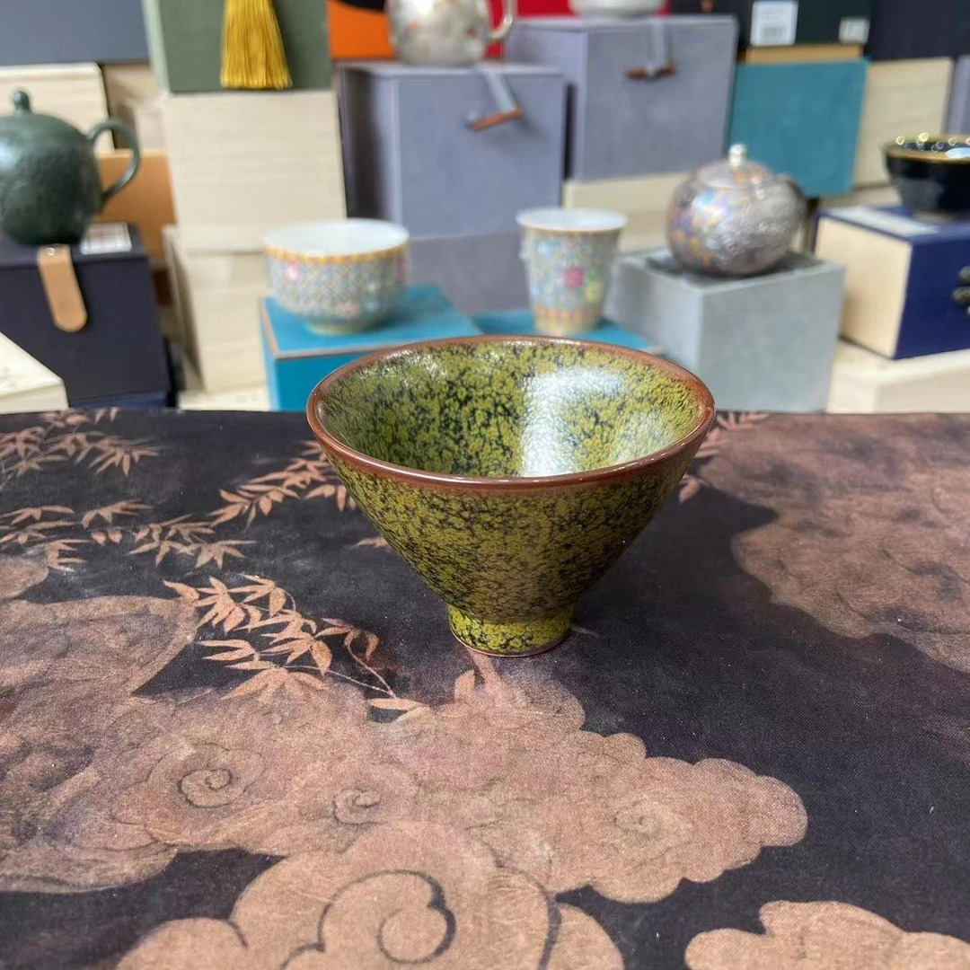 谦杯 茶末釉杯子F8015