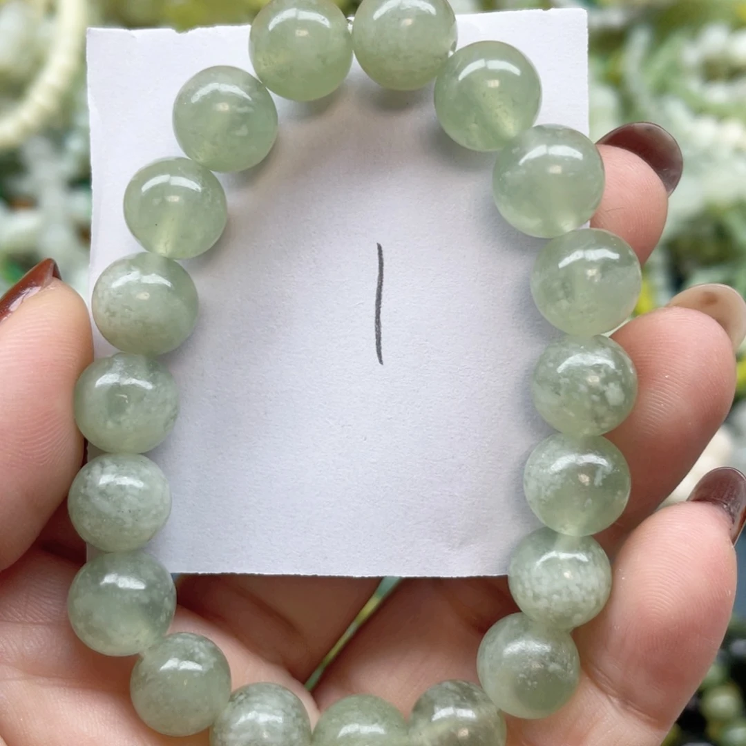 未镶嵌蛇纹石玉手链