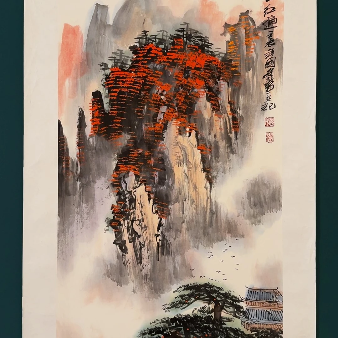 国画邹老师的作品
