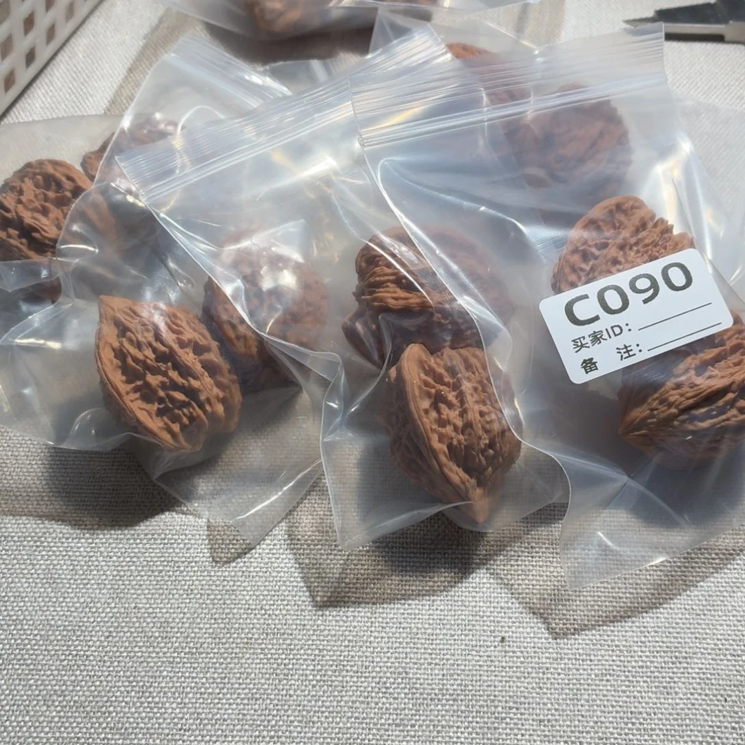 吊坠文玩核桃风羽