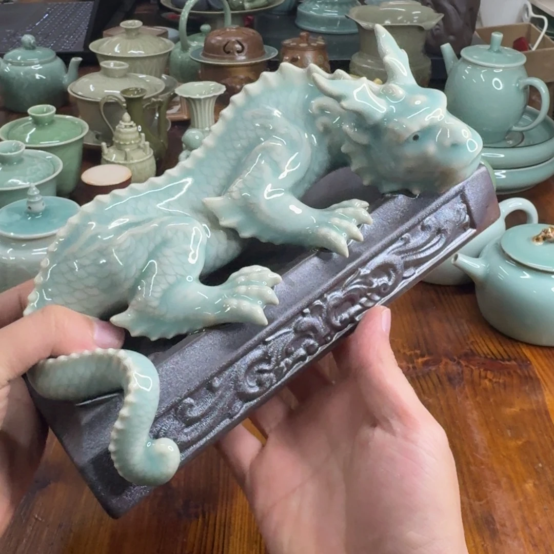 安***】小仲青瓷茶器微瑕7925