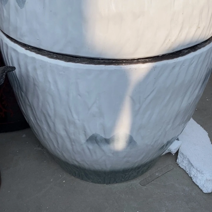 低腰树纹白山水特大口48/40