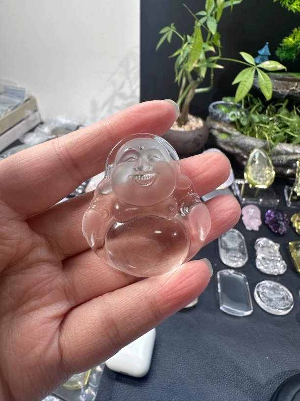 天然水晶吊坠颈链