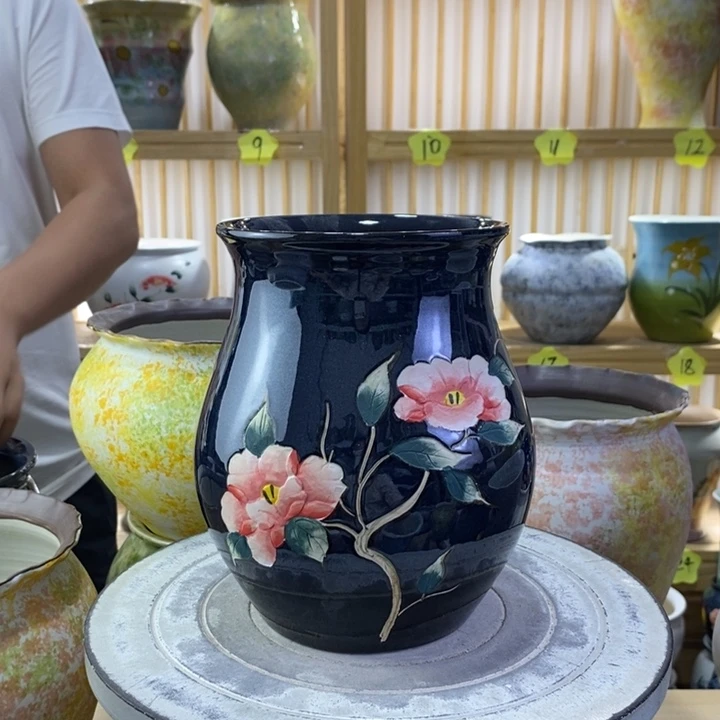 无暇不成瓷高温盆11