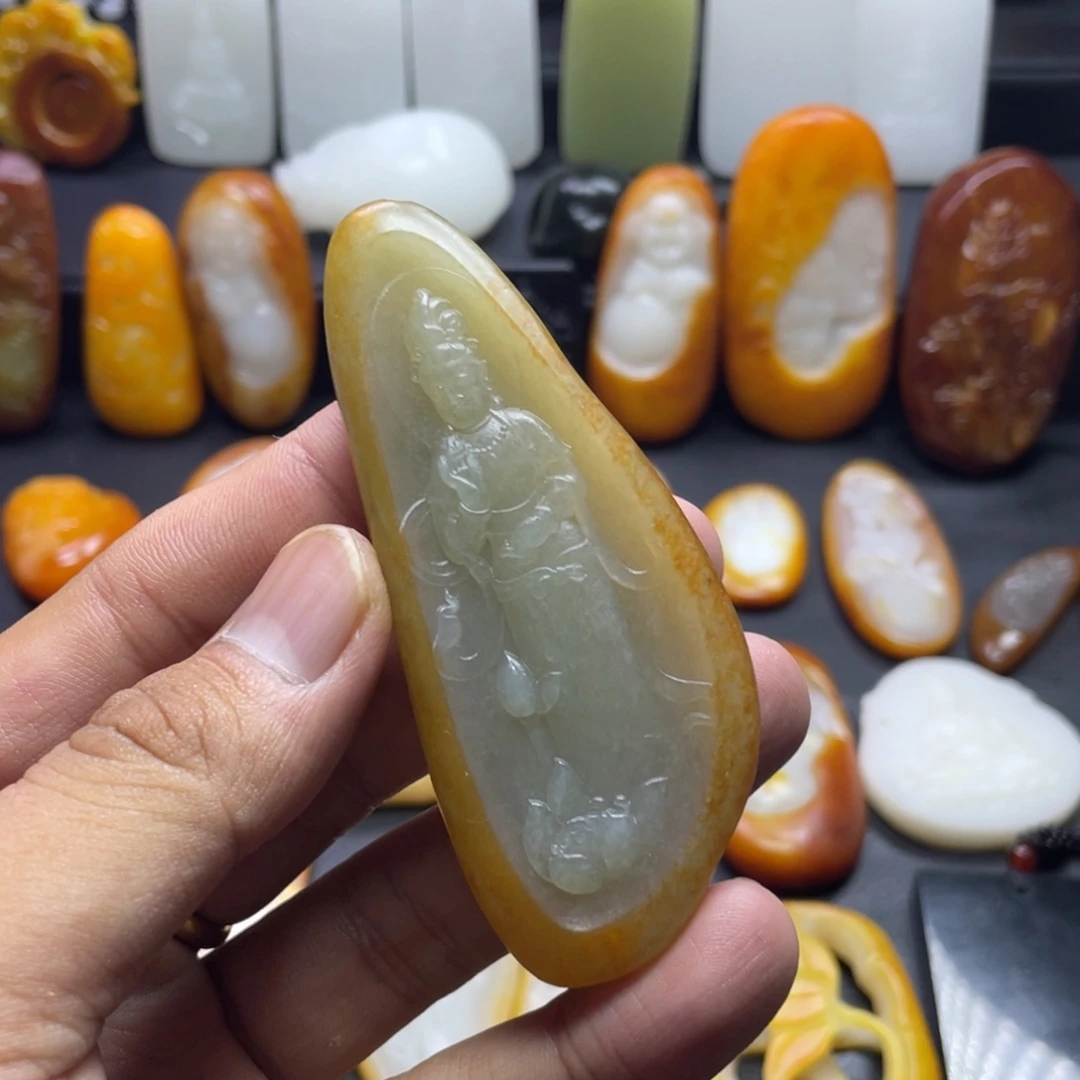 未镶嵌和田玉挂件