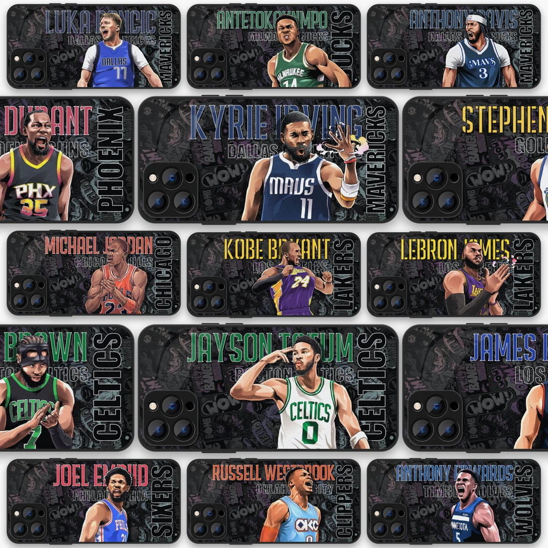 卡冷手机壳 NBA原创插画手机壳 威少手机壳 欧文手机壳