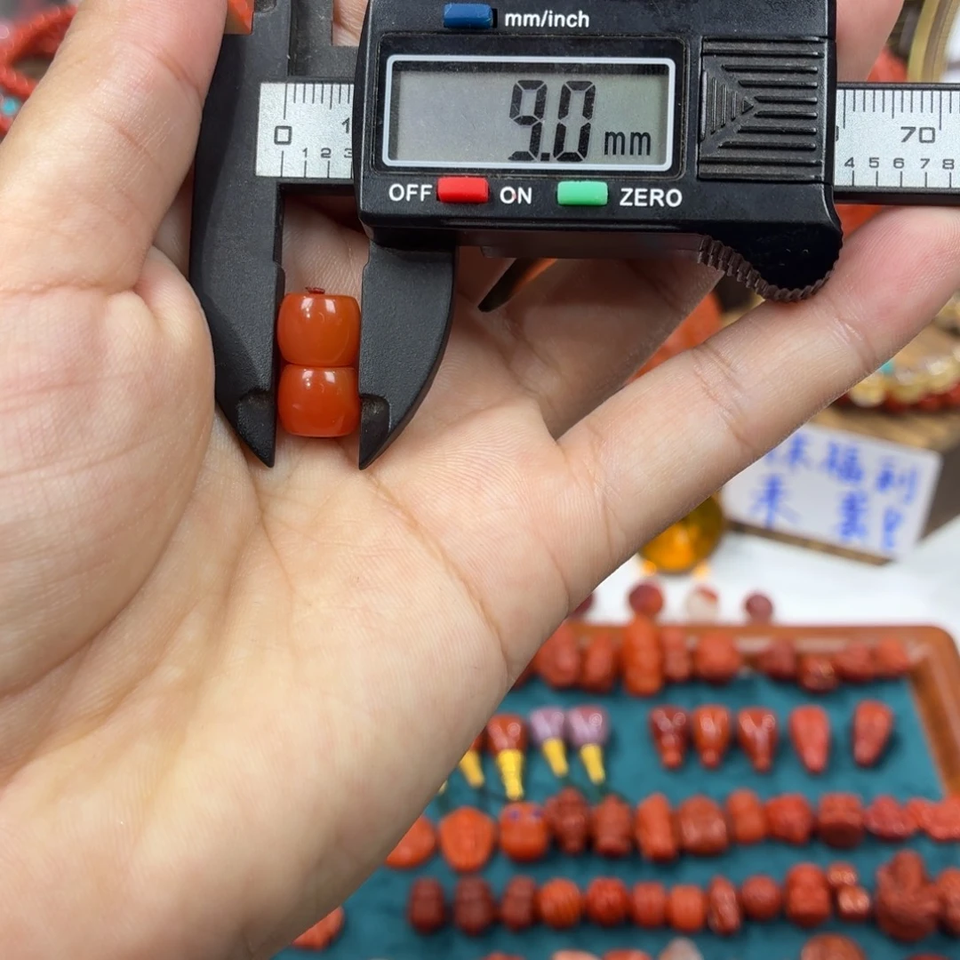 颈饰合金南红玛瑙9mm
