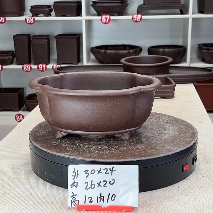 紫砂花盆海棠花盆