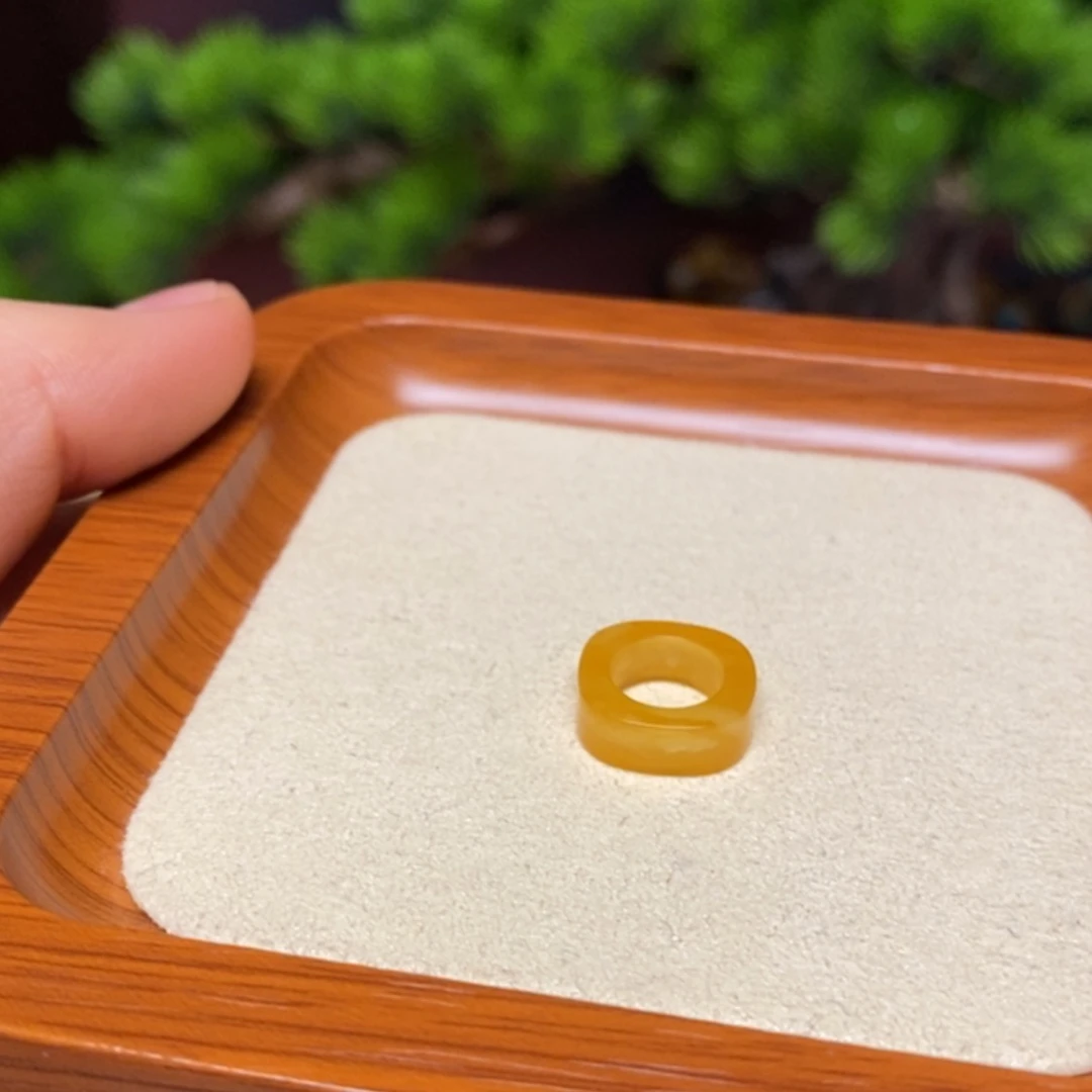 【闪购商品】裸石蜜蜡未镶嵌单珠跑环定制