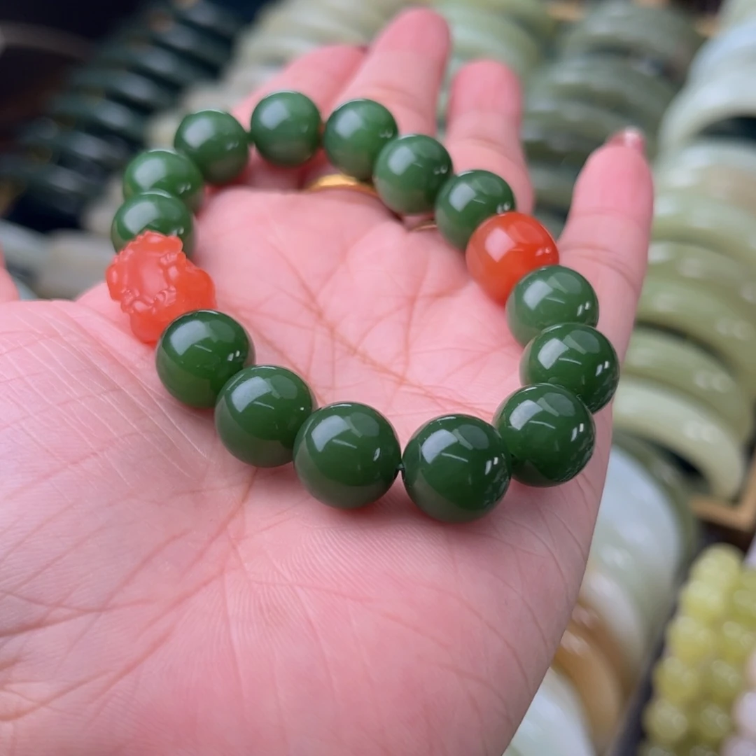 和田玉手链未镶嵌