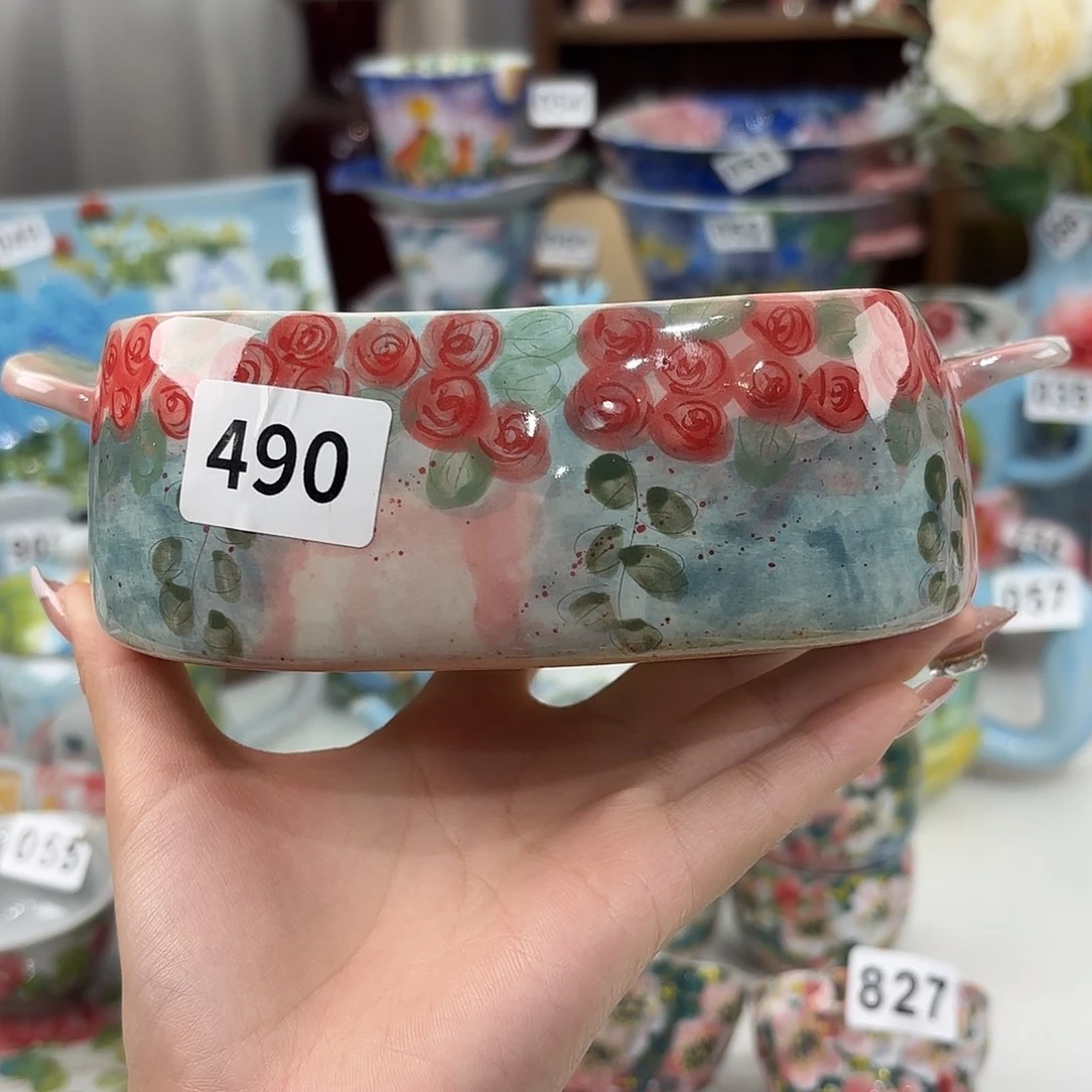 瓷片c****k景德镇手绘高温釉下彩陶瓷茶具