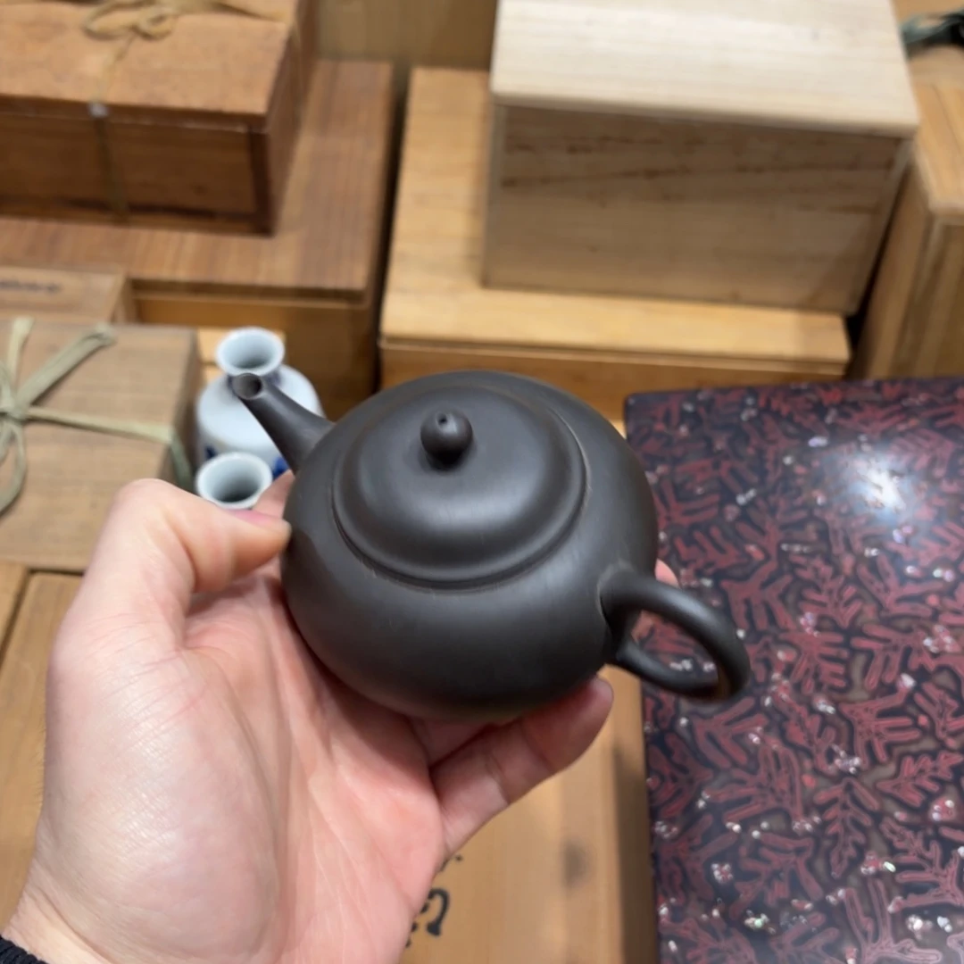 星***达茶壶紫砂般若中古美术工艺品