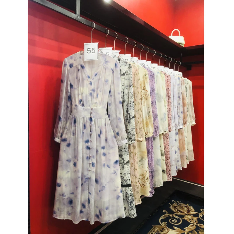 116优雅气质仙气飘逸旅游连衣裙温柔显瘦裙子高级感长裙