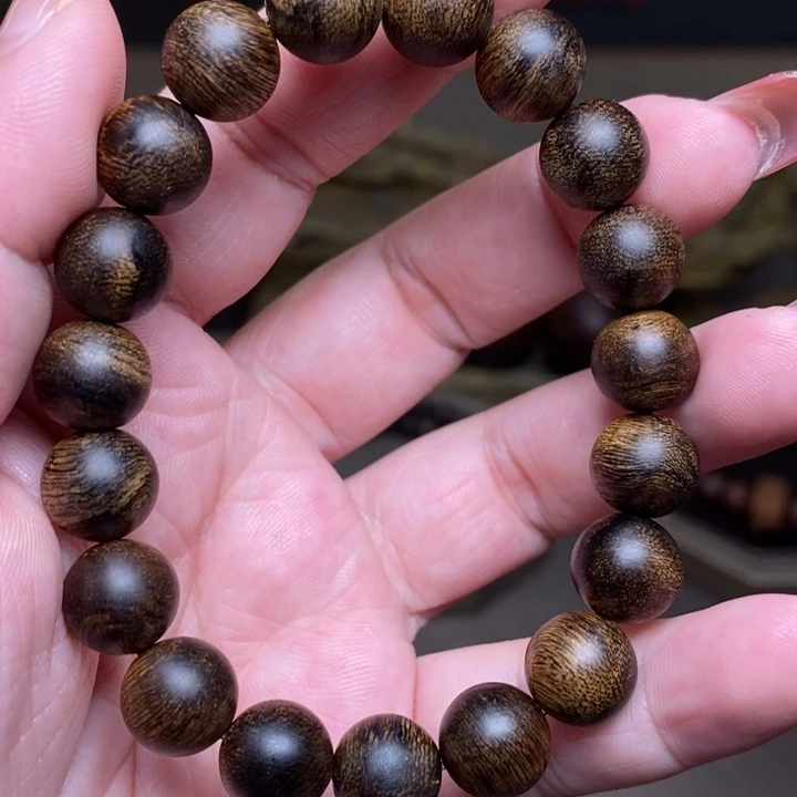 沉香手串越南芽庄黄棋楠瘤疤1.0