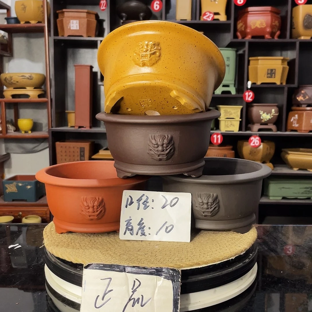 D-盆尚好紫砂花盆