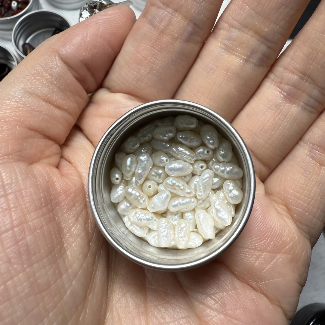 022 店铺满50包邮新品 一罐50颗左右 高品质 小米巴洛克美甲饰品