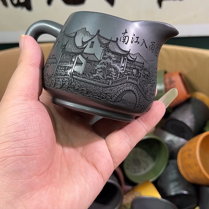 茶杯紫砂全手工紫砂主人杯
