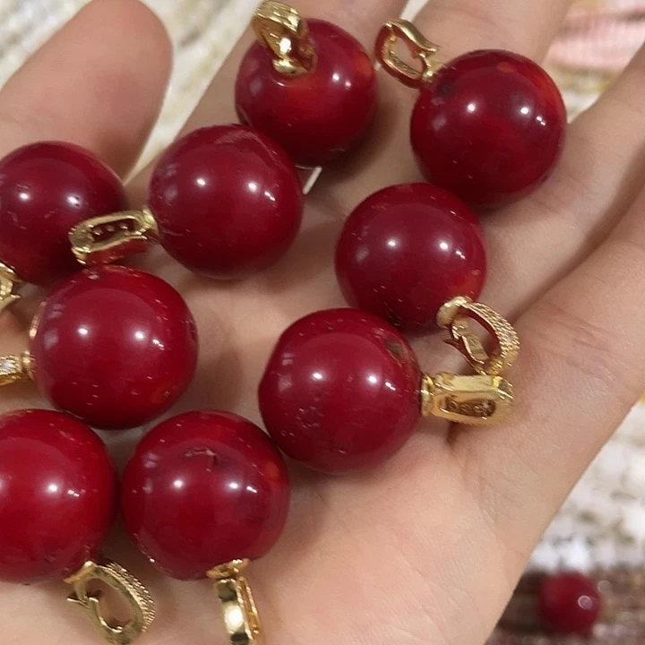 贝壳非金属一颗18mm三姑娘吊坠