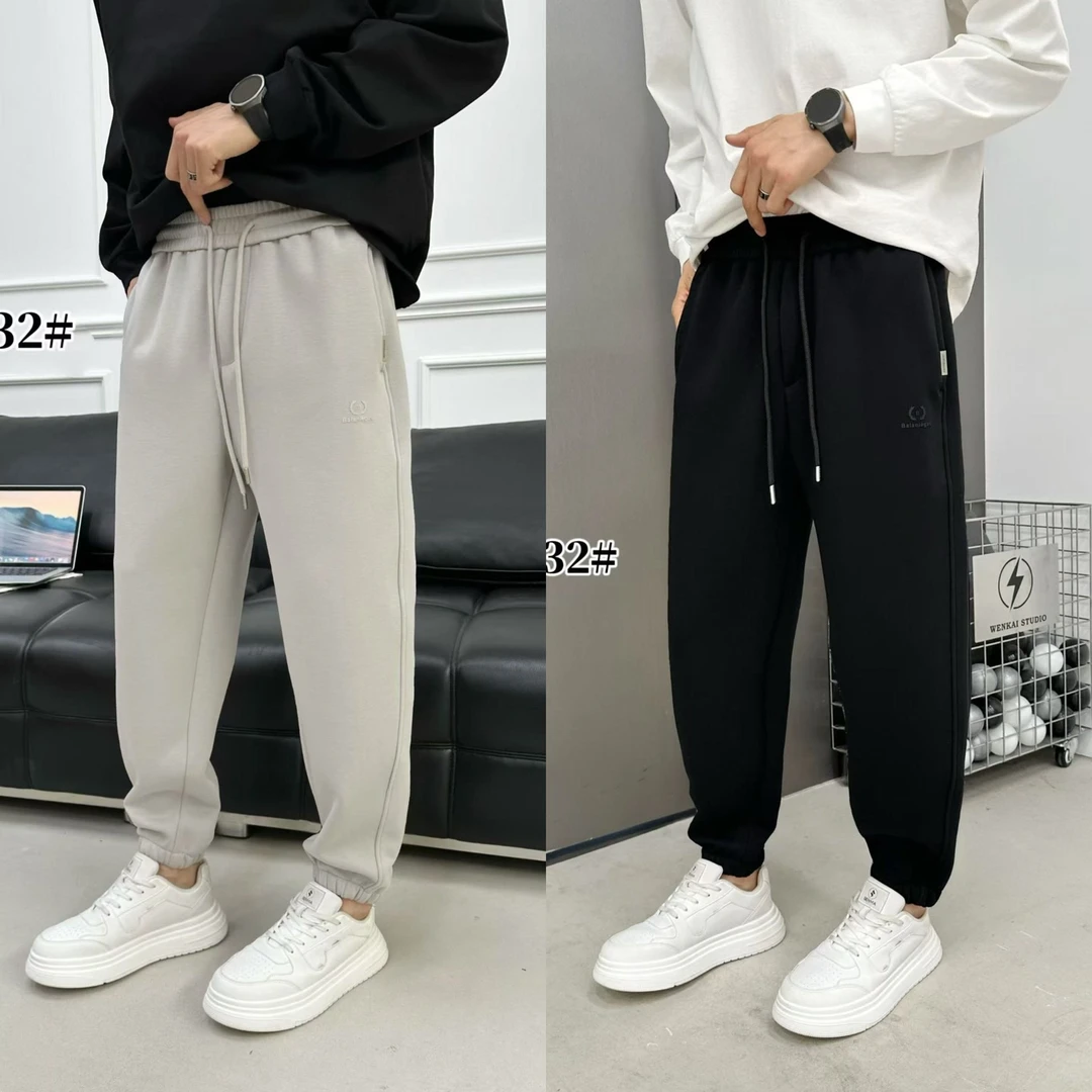 【新款加绒】男士冬季收口休闲裤宽松百搭长裤加厚秋冬裤子18832