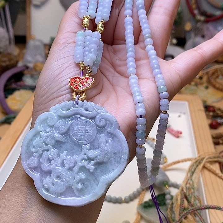 翡翠吊坠(赠链)未镶嵌一套20