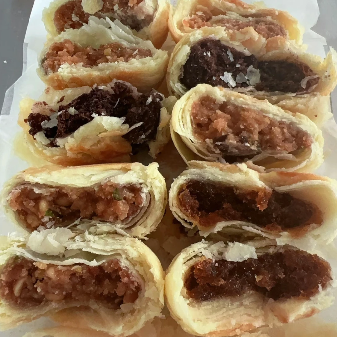 中牟特产管道局老式酥皮苏式月饼纯手工