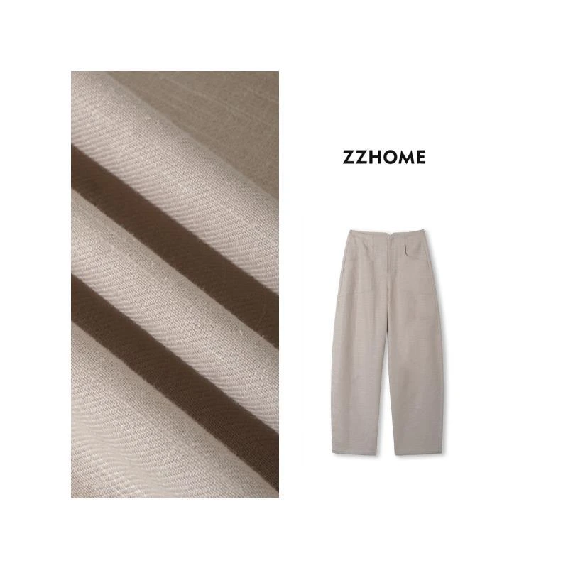 ZOZO HOME |可持续时髦弧线立裁定染原胚色镰刀裤q170771p