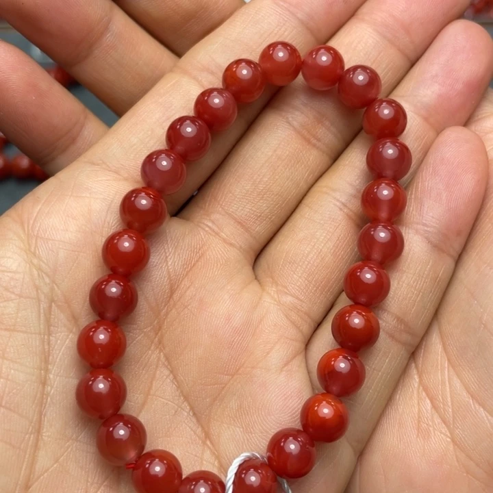 南红玛瑙手串7未镶嵌