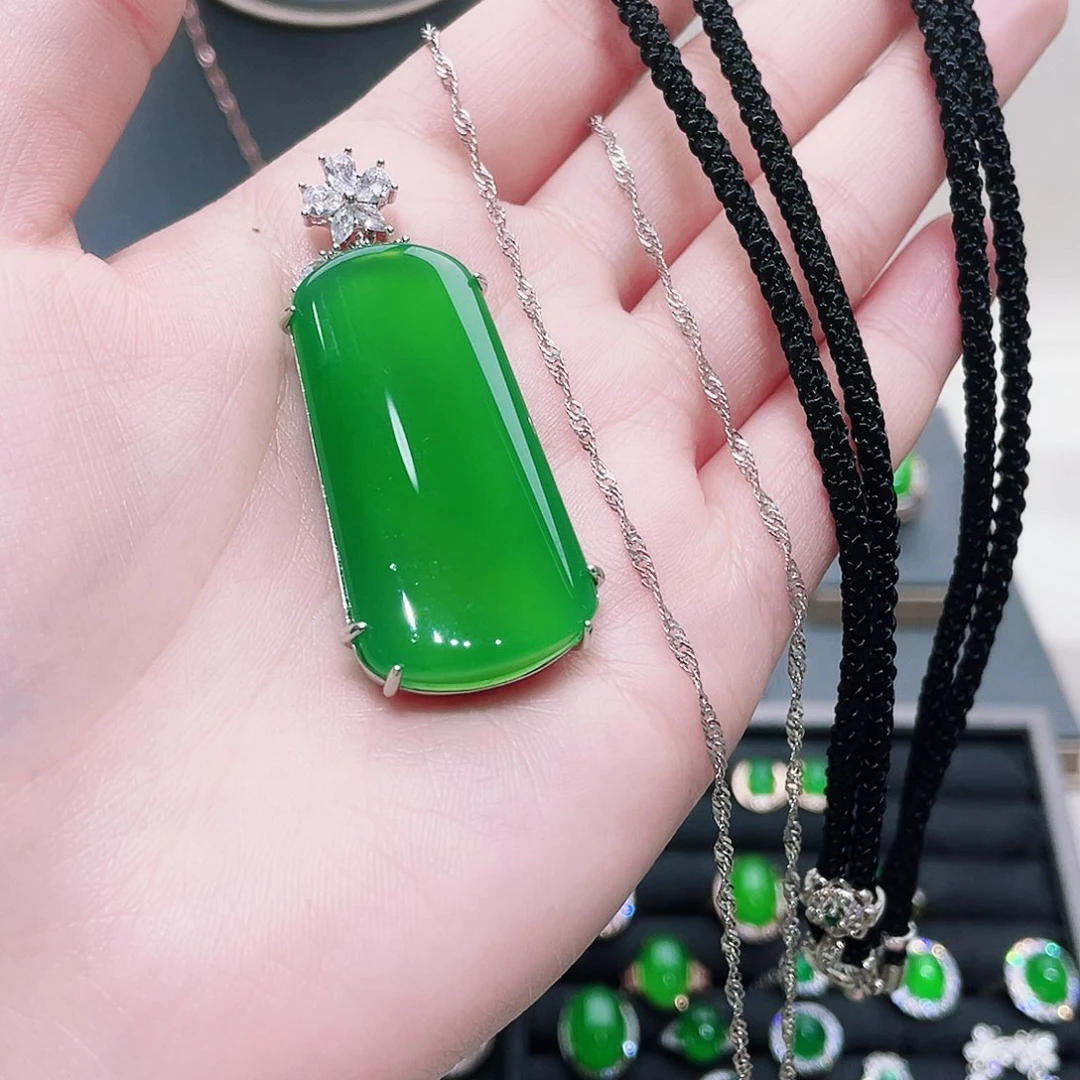 玛瑙/玉髓吊坠(赠链)合金