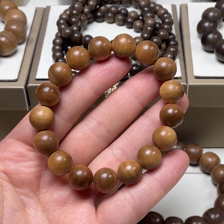 M****檀香木手串/手链迈索尔正区老山檀香1.2/17奶韵