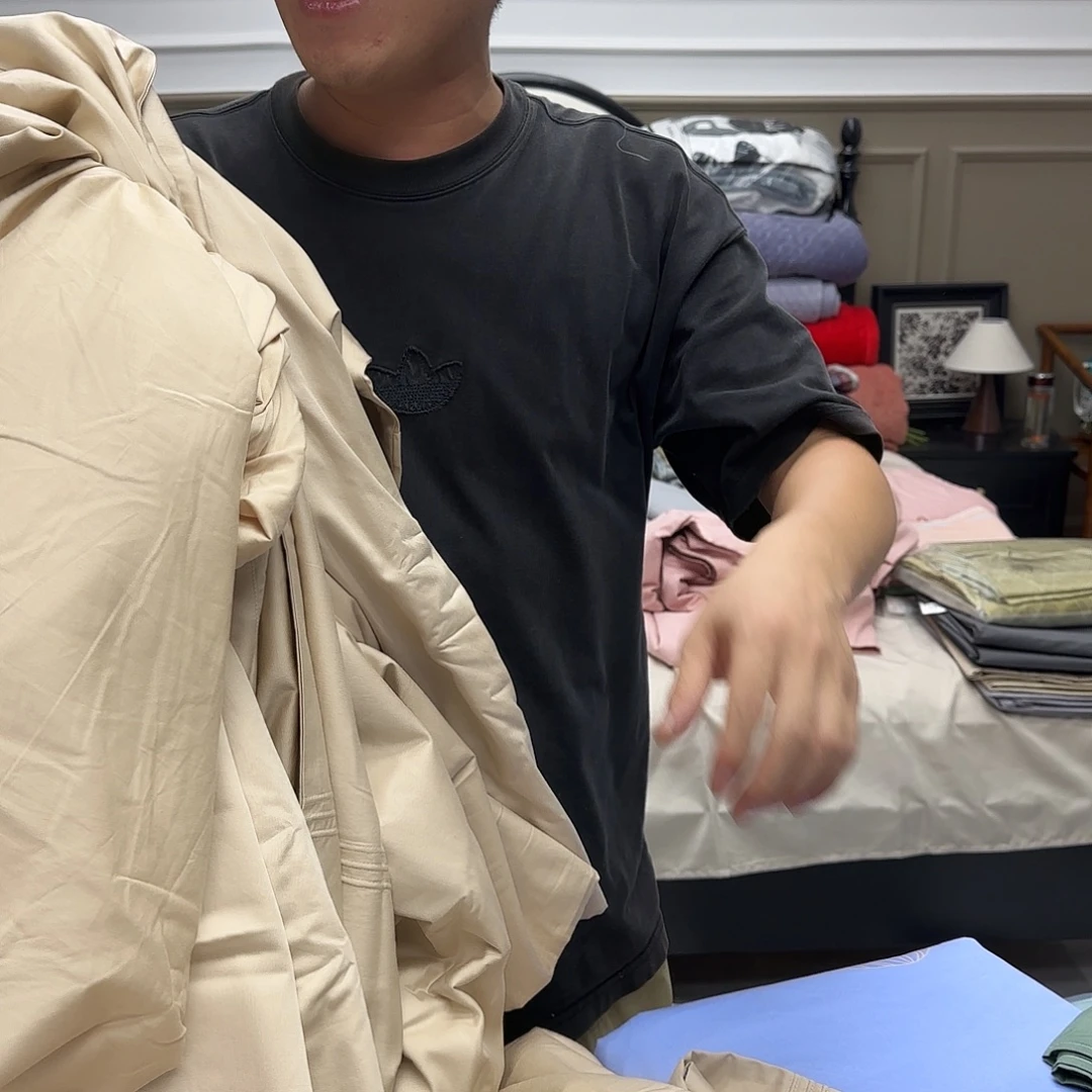 邓***记棉棉034加大尺寸四件套床笠款