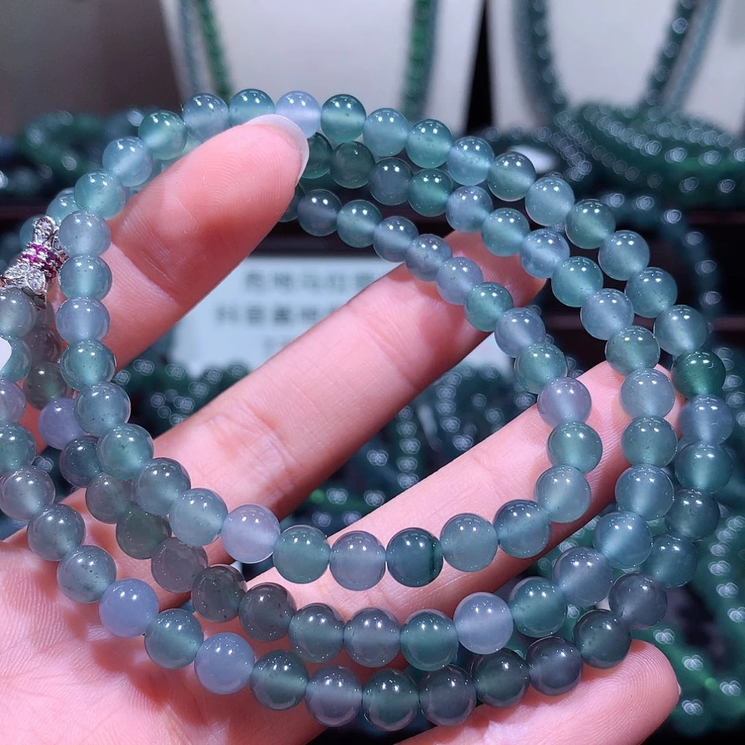 未镶嵌手链翡翠天然a货翡翠项链6.3