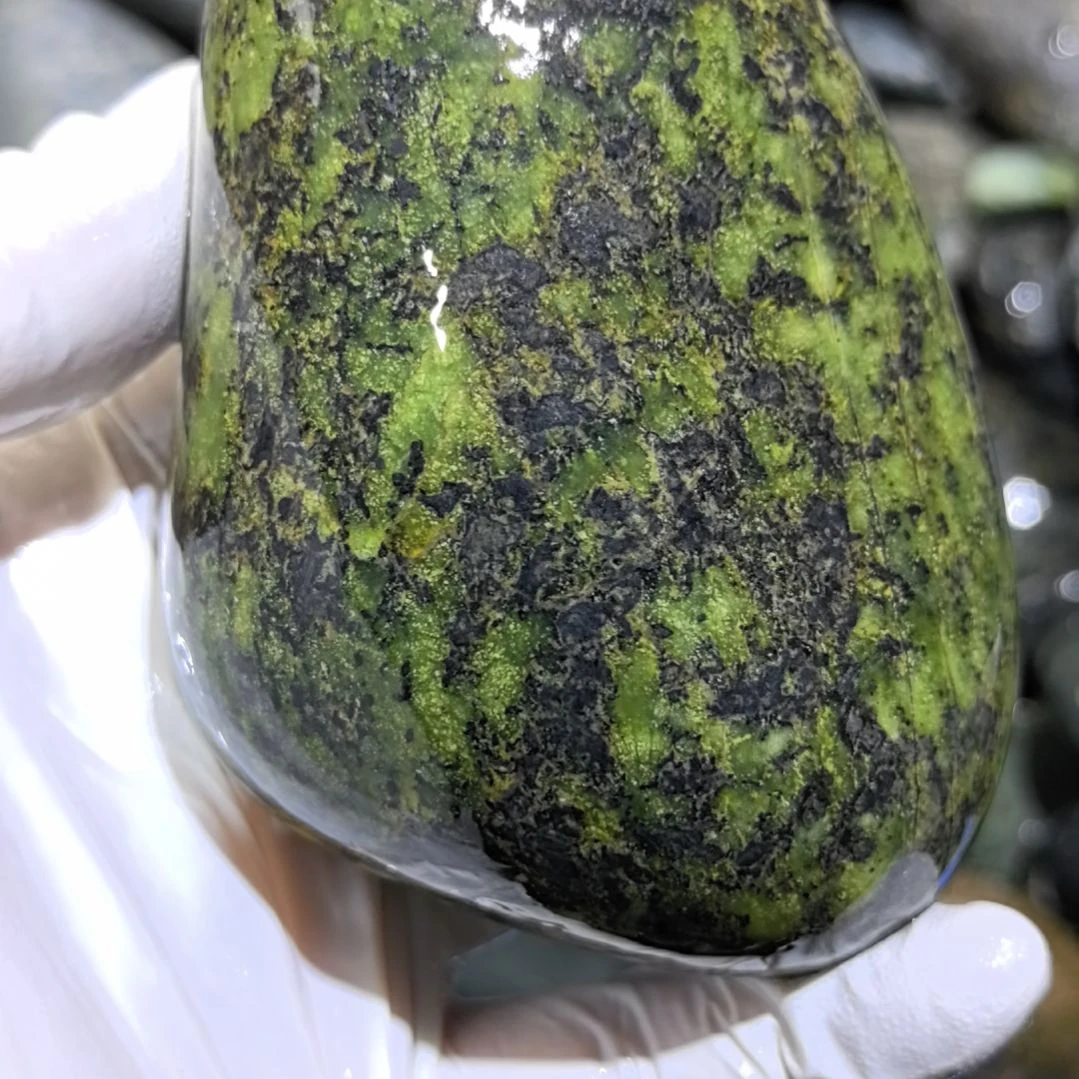 玄***刀藏玉药王石原石一个