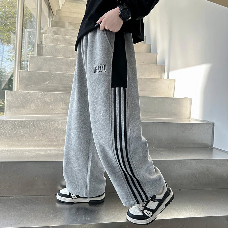 儿童装男童裤子春秋款2025新款中大童卫裤春装休闲男孩春季运动裤