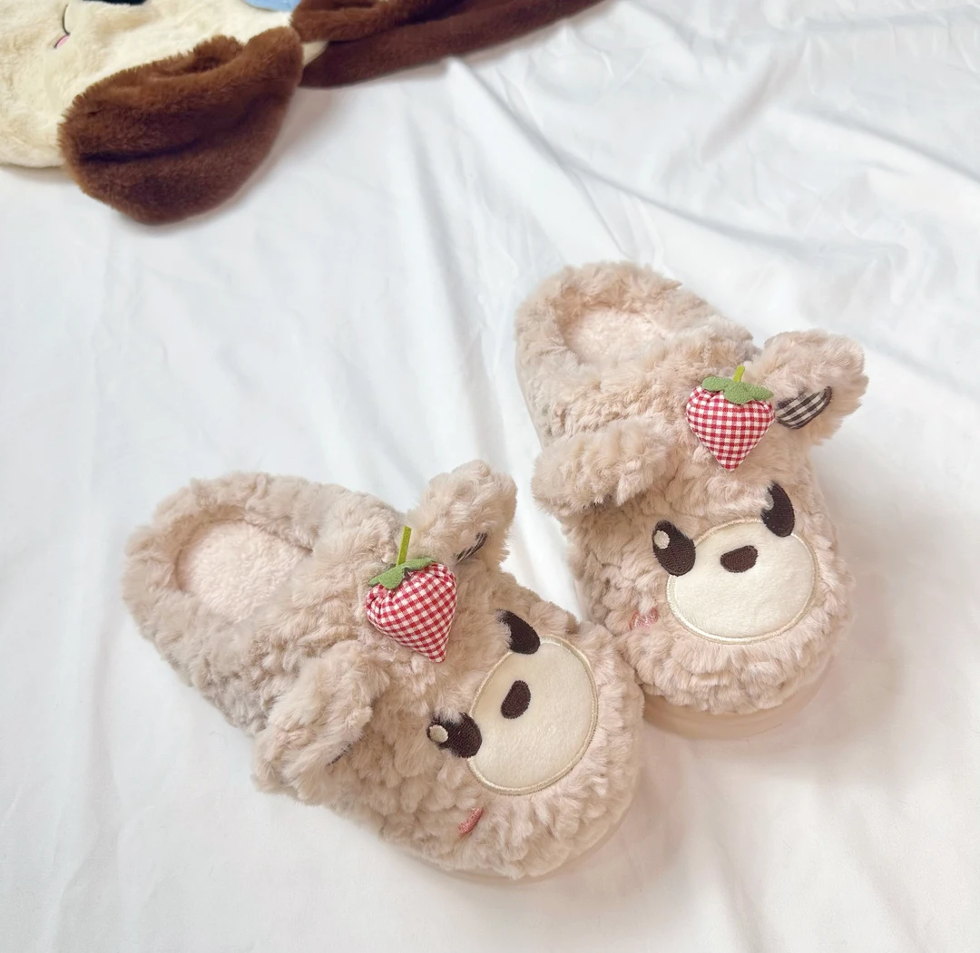 【201-400号】时尚高跟厚底包跟室内家用百搭厚底拖鞋冬季加厚保暖