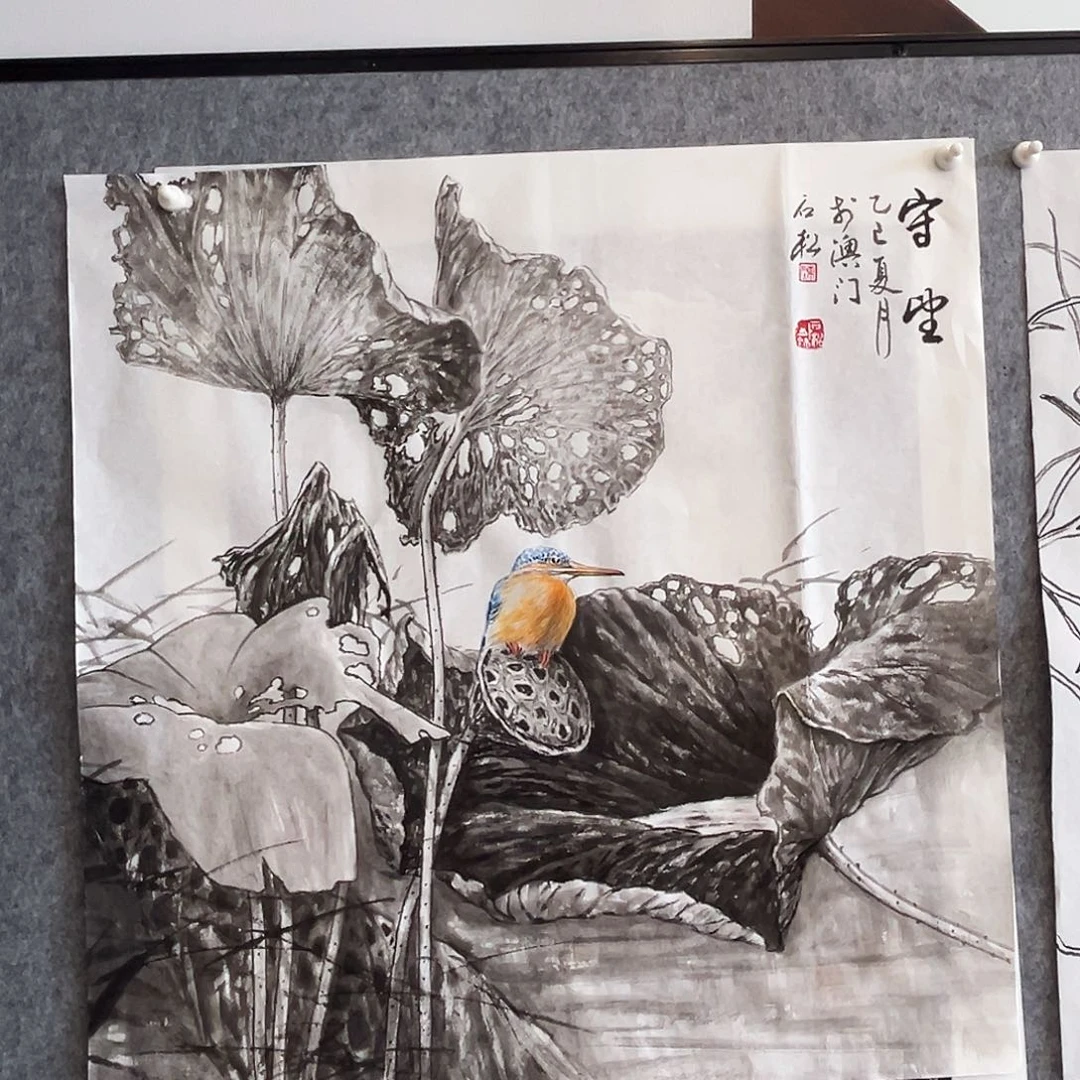 国画佛**耳陈石松国画作品